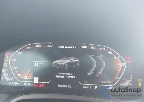 2021 BMW M440I xDrive from USA, damaged, VIN WBA13AR03MCF54075